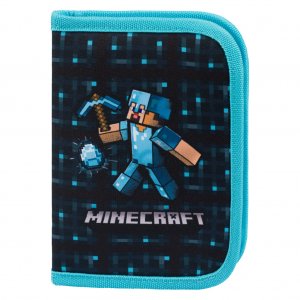 BAAGL 3 SET Ergo Minecraft Blue Axe: aktovka, penál, sáček