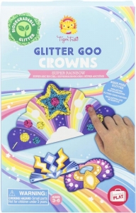 Kreativní sada Tiger Tribe Glitter Goo Crowns - Super Rainbow