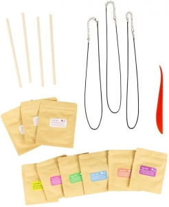 Kreativní sada Tiger Tribe Jewellery Design Kit - Twisty Beads Necklaces