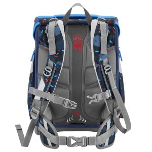 Školní aktovka SPACE pro prvňáčky - 5-dílný set, Step by Step Tractor Freddy, certi