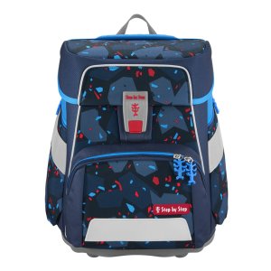 Školní aktovka SPACE pro prvňáčky - 5-dílný set, Step by Step Tractor Freddy, certi