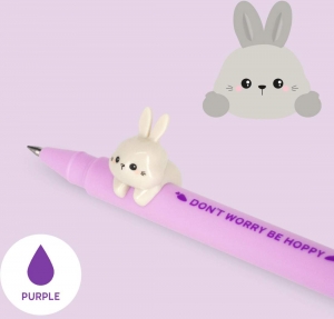 Gelové pero Legami Gel Pen With Animal Decoration - Lovely Friends - Bunny