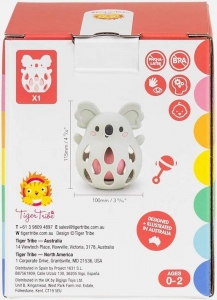 Silikonové chrastítko Tiger Tribe Silicone Rattle - Koala