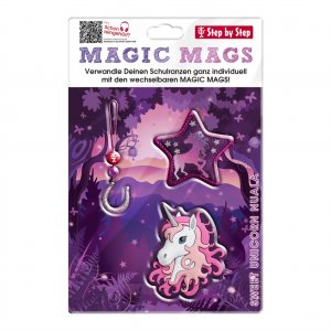 Doplňková sada obrázků MAGIC MAGS Sweet Unicorn Nuala k aktovkám GRADE, SPACE, CLOUD, 2IN1 a KID