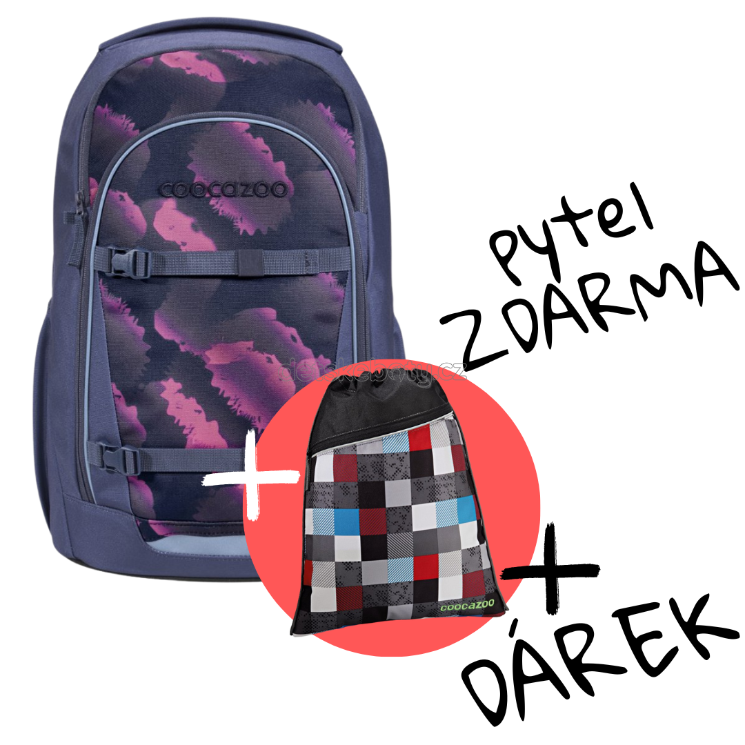 Školní batoh coocazoo EVERY, Berry Marble