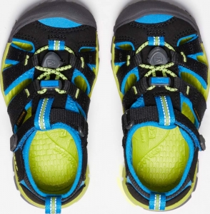 Dětské sandály Keen  Seacamp II CNX children black/brilliant blue