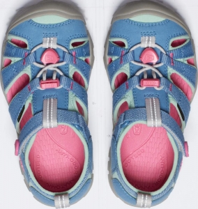 Dětské sandály Keen Seacamp II CNX children coronet blue/hot pink