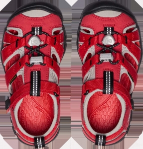 Dětské sandály Keen Seacamp II CNX children ribbon red/alloy