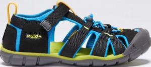 Dětské sandály Keen Seacamp II CNX youth black/brilliant blue