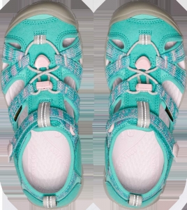 Dětské sandály Keen Seacamp II CNX youth bright aqua/pink-a-boo