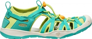 Dětské sandály Keen Moxie sandal youth bright aqua/bright marigold