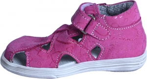 Dětské sandály Boots4U T 018 V růžová potisk