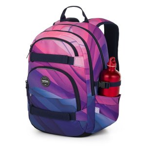 Růžovofialový studentský batoh Topgal VIKI 25032