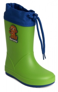 Dětské holinky Coqui lime/royal 