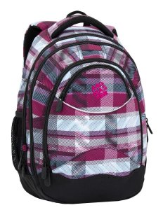 Bagmaster ENERGY 18 A studentský batoh - růžovo bílý