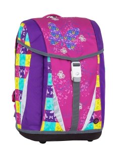 Bagmaster POLO 7 A školní batoh / aktovka - barevný motýl