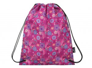 Bagmaster SÁČEK ALFA 9 A školní na přezůvky / tělocvik - opice s glitry