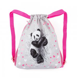 Bagmaster SÁČEK BETA 22 B školní na přezůvky / tělocvik - panda