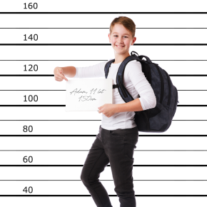 Bagmaster DIGITAL 23 A studentský batoh - černo bílý