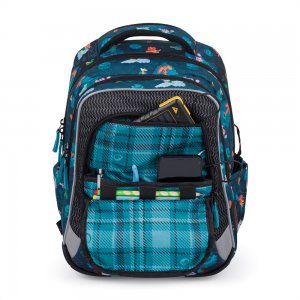 Bagmaster LUMI 24 E malý školní set pro prvňáčky – kostičkový svět