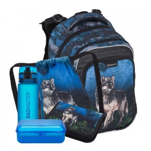 Bagmaster LUMI 24 F velký školní set pro prvňáčky – vlk
