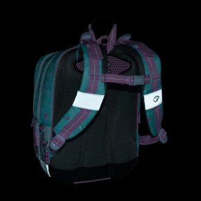 Bagmaster ALFA 25 A školní tříkomorový batoh – víla