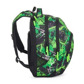 Bagmaster LINCOLN 25 A studentský batoh – zeleno-černý