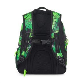 Bagmaster LINCOLN 25 A studentský batoh – zeleno-černý