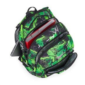 Bagmaster LINCOLN 25 A studentský batoh – zeleno-černý