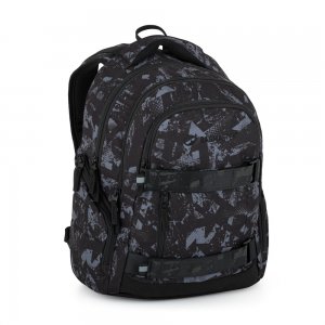  bagmaster NOMAD 25 B studentský batoh – černo-šedý