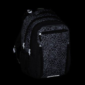 Bagmaster PORTO 25 A školní batoh – černo-bílý