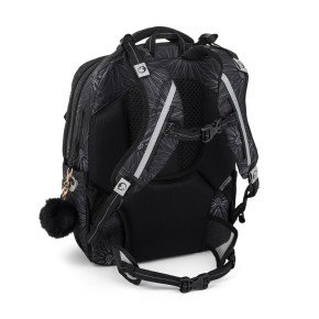 Bagmaster ZIPSTER 25 A studentský set – černý s bílými květy