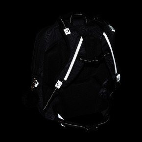 Bagmaster ZIPSTER 25 A studentský set – černý s bílými květy