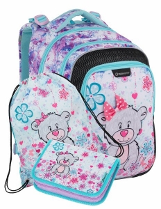 Bagmaster LUMI 21 C velký školní set pro prvňáčky - medvídek