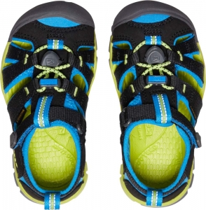 Dětské sandály Keen  Seacamp II CNX children black/brilliant blue