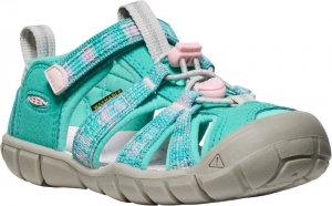 Dětské sandály Keen  Seacamp II CNX children bright aqua/pink-a-boo