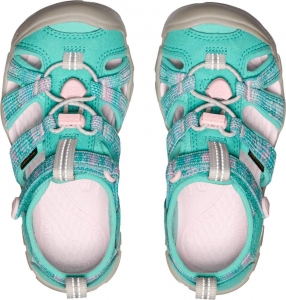 Dětské sandály Keen  Seacamp II CNX children bright aqua/pink-a-boo