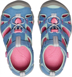 Dětské sandály Keen Seacamp II CNX children coronet blue/hot pink