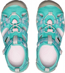 Dětské sandály Keen Seacamp II CNX youth bright aqua/pink-a-boo
