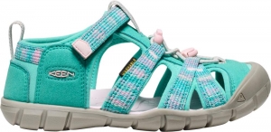 Dětské sandály Keen Seacamp II CNX youth bright aqua/pink-a-boo