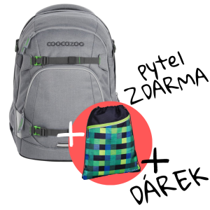 Školní batoh coocazoo MATE, Mixed Silver Dust