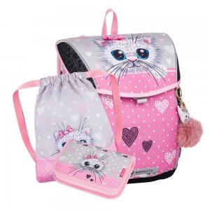  bagmaster PRIM 24 A malý školní set pro prvňáčky – kočka