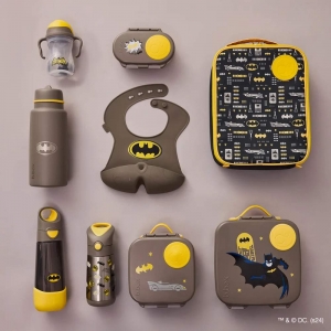 b.box 0915 Lahev na pití s brčkem 600 ml - Batman