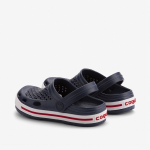 Dětské plážovky Coqui 6423 Navy/White