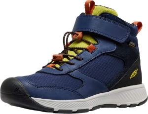 Dětské celoroční boty Keen SKUA MID WP YOUTH naval academy/rogue green