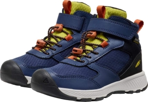 Dětské celoroční boty Keen SKUA MID WP CHILDREN naval academy/rogue green
