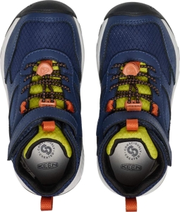 Dětské celoroční boty Keen SKUA MID WP CHILDREN naval academy/rogue green