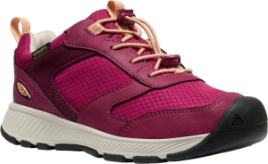 Dětské celoroční boty Keen SKUA WP YOUTH beaujolais/peach fuzz