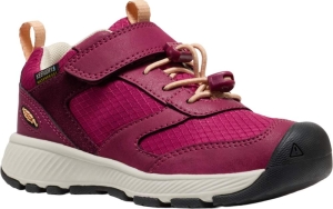 Dětské celoroční boty Keen SKUA WP CHILDREN beaujolais/peach fuzz