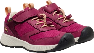 Dětské celoroční boty Keen SKUA WP CHILDREN beaujolais/peach fuzz